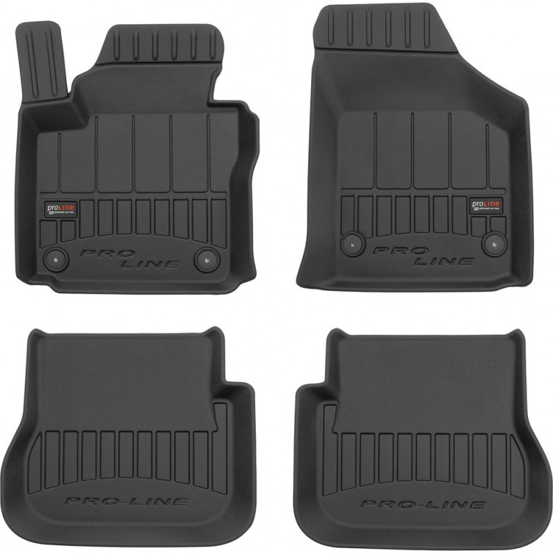 Гумові коврики в салон для Volkswagen Caddy (mkIII) 2003-2021 (1-2 ряд) (Frogum Proline Premium)