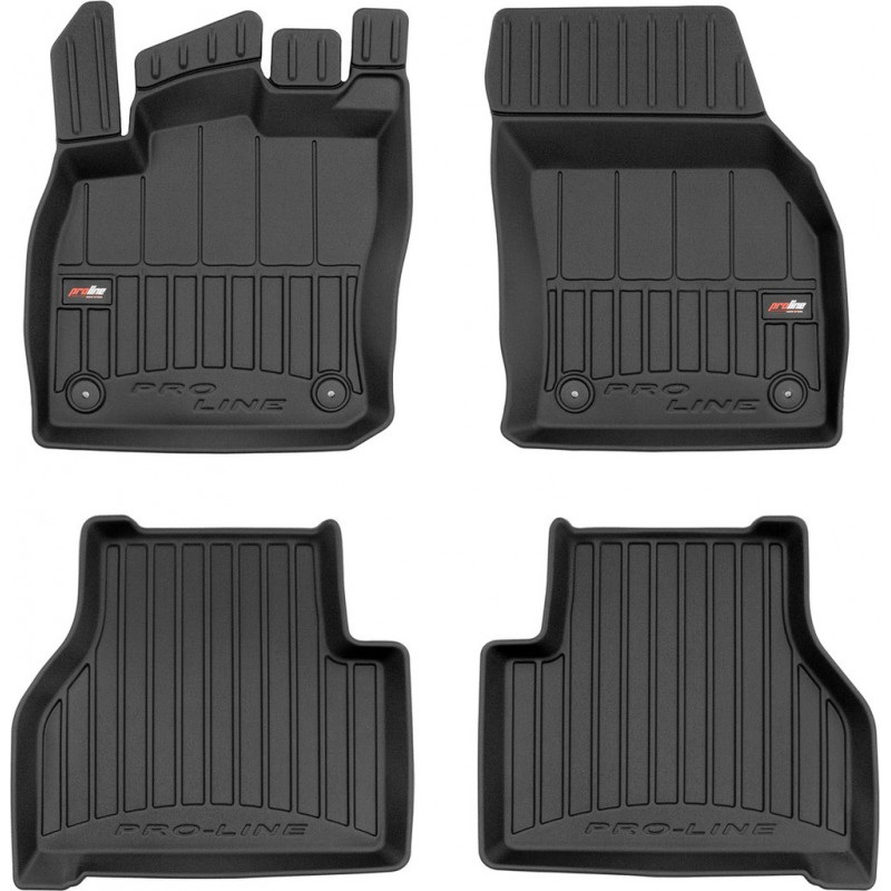 Гумові коврики в салон для Volkswagen Caddy (mkV) 2020→ (1-2 ряд) (Frogum Proline Premium)
