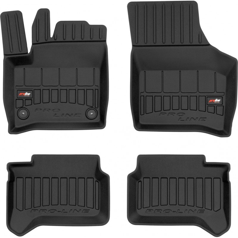 Гумові коврики в салон для Volkswagen e-Up! (mkI) 2019-2023; Seat Mii Electric (mkI) 2019-2021; Skoda Citigo-e iV (mkI) 2019-2020 (электро) (Frogum Proline Premium)