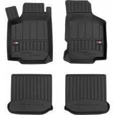Гумові коврики в салон для Volkswagen Golf (mkIV) 1997-2006 / Bora (mkI) 1999-2006 / New Beetle (mkI) 1998-2011; Skoda Octavia (mkI) 1996-2011; Seat Leon (mkI) 1999-2006 / Toledo (mkII) 1998-2004 (Frogum Proline Premium)