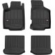 Гумові коврики в салон для Volkswagen Golf (mkIV) 1997-2006 / Bora (mkI) 1999-2006 / New Beetle (mkI) 1998-2011; Skoda Octavia (mkI) 1996-2011; Seat Leon (mkI) 1999-2006 / Toledo (mkII) 1998-2004 (Frogum Proline Premium)