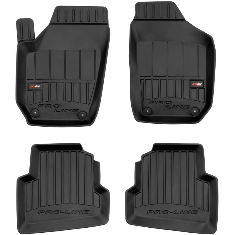 Гумові коврики в салон для Volkswagen Polo (mkIV) 2001-2010; Skoda Fabia (mkI) 1999-2007; Seat Cordoba (mkII) 2002-2008 (Frogum Proline Premium)