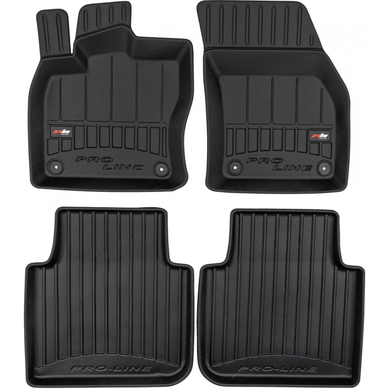 Гумові коврики в салон для Volkswagen Tiguan (mkII) 2016-2024 (Allspace); Seat Tarraco (mkI) 2016-2024 (Frogum Proline Premium)