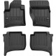 Гумові коврики в салон для Volkswagen Touareg (mkII) 2010-2018; Porsche Cayenne (mkII) 2010-2018 (Frogum Proline Premium)