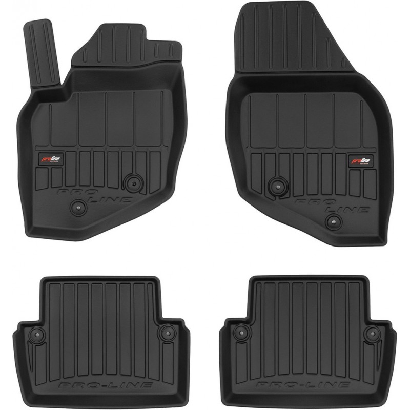 Гумові коврики в салон для Volvo S60 (mkI) 2001-2010 / S80 (mkI) 1998-2006 / V70 (mkI) 2000-2008 / XC70 (mkII) 2000-2008 (Frogum Proline Premium)