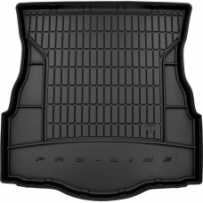 Гумовий килимок в багажник для Ford Mondeo (mkV) 2014-2022 (EU)(лифтбек)(без двухуровневого пола)(с запаской) (Frogum Proline Premium)