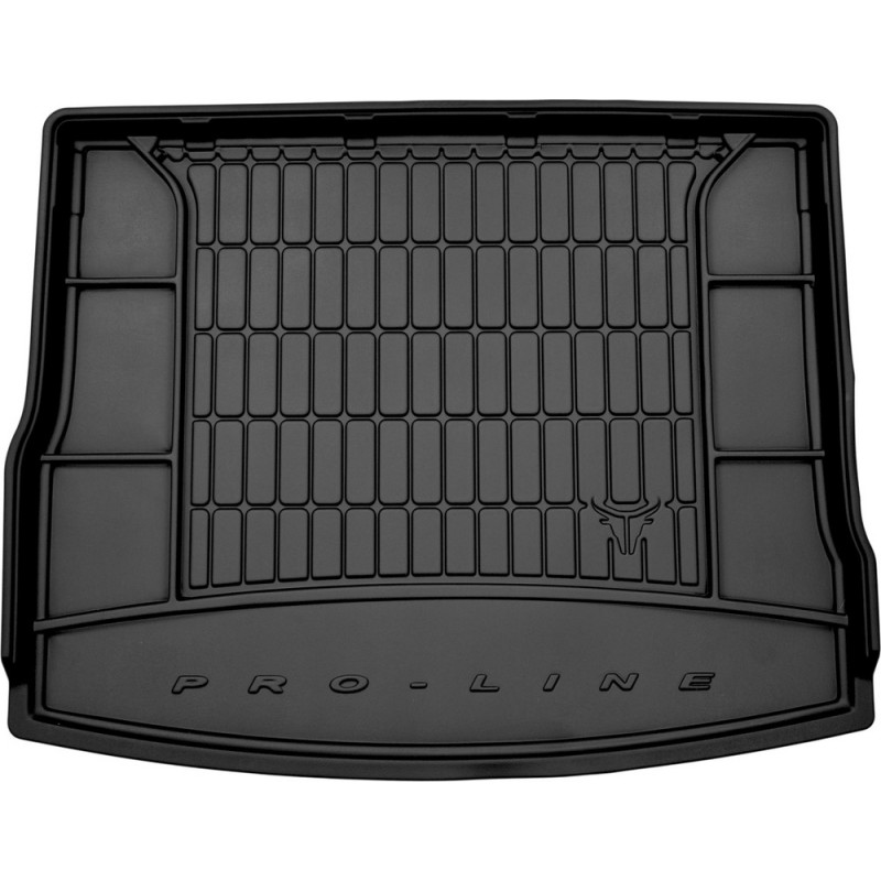 Гумовий килимок в багажник для Volkswagen Tiguan (mkII) 2016-2024 (верхний уровень) (Frogum Proline Premium)