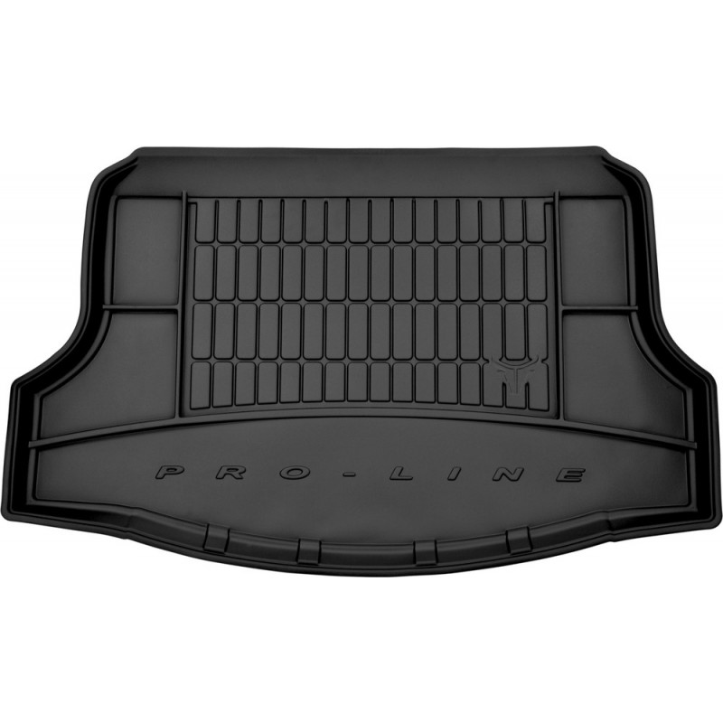 Гумовий килимок в багажник для Honda Civic (mkX) 2015-2022 (EU)(хетчбек)(с докаткой) (Frogum Proline Premium)