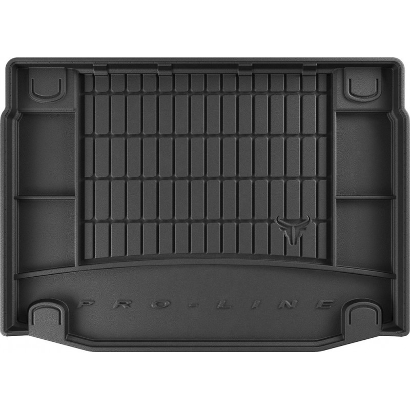 Гумовий килимок в багажник для Kia Ceed (mkIII) 2018→ (хетчбек)(нижний уровень) (Frogum Proline Premium)