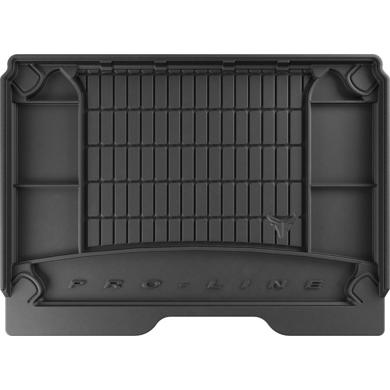 Гумовий килимок в багажник для Citroen Berlingo (mkII) 2008-2018; Peugeot Partner (mkII) 2008-2018 (Frogum Proline Premium)