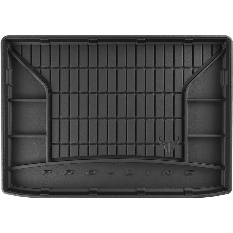Гумовий килимок в багажник для Opel Crossland (mkI) 2017-2024 (верхний уровень) (Frogum Proline Premium)