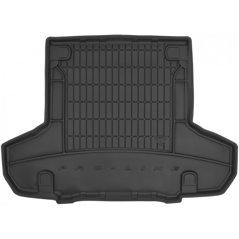 Гумовий килимок в багажник для Porsche Panamera (mkII) 2016-2023 (не гибрид)(без сеток в нишах) (Frogum Proline Premium)