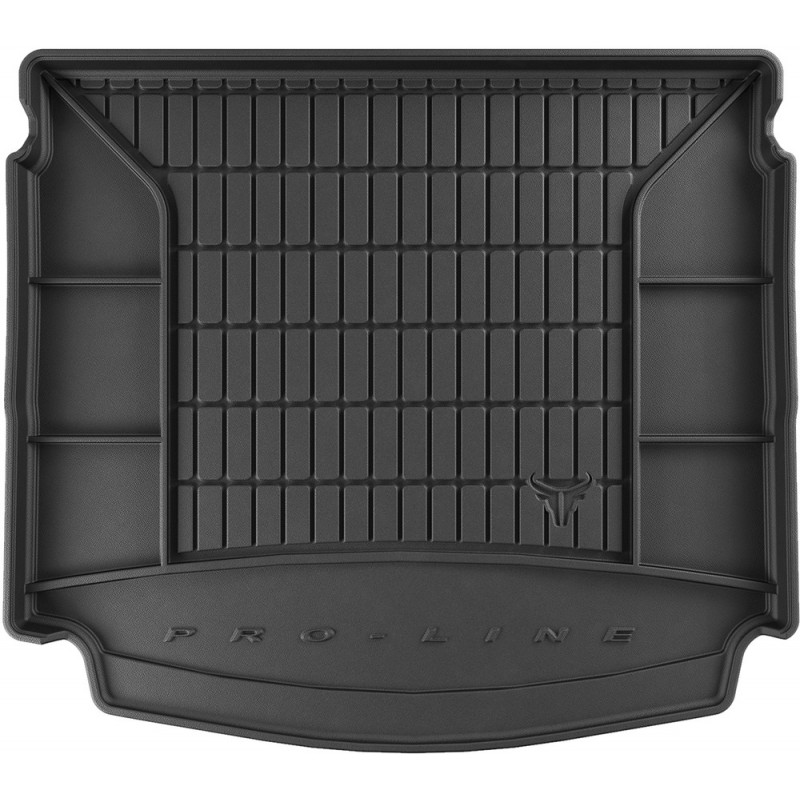 Гумовий килимок в багажник для Renault Megane (mkIV) 2015-2024 (универсал)(верхний уровень) (Frogum Proline Premium)