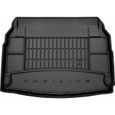 Гумовий килимок в багажник для Mercedes-Benz C-Class (W205) 2014-2021 (седан)(2 ряд складывается) (Frogum Proline Premium)