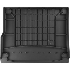 Гумовий килимок в багажник для Volkswagen Touareg (mkII) 2010-2018 (4-х зонный климат)(R-Line)(без ниши слева) (Frogum Proline Premium)