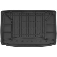 Гумовий килимок в багажник для Ford EcoSport (mkII) 2017-2023 (верхний уровень)(с запаской) (Frogum Proline Premium)