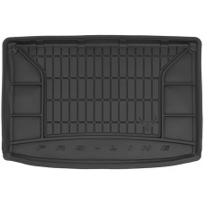 Гумовий килимок в багажник для Ford EcoSport (mkII) 2017-2023 (верхний уровень)(с запаской) (Frogum Proline Premium)