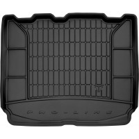 Гумовий килимок в багажник для Ford Kuga (mkII) 2016-2019 (без двухуровневого пола)(с запаской) (Frogum Proline Premium)