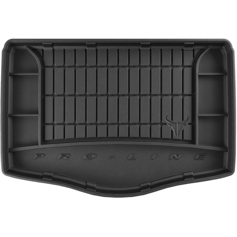 Гумовий килимок в багажник для Honda Civic (mkIX) 2011-2017 (EU)(5-дв. хетчбек)(нижний уровень) (Frogum Proline Premium)