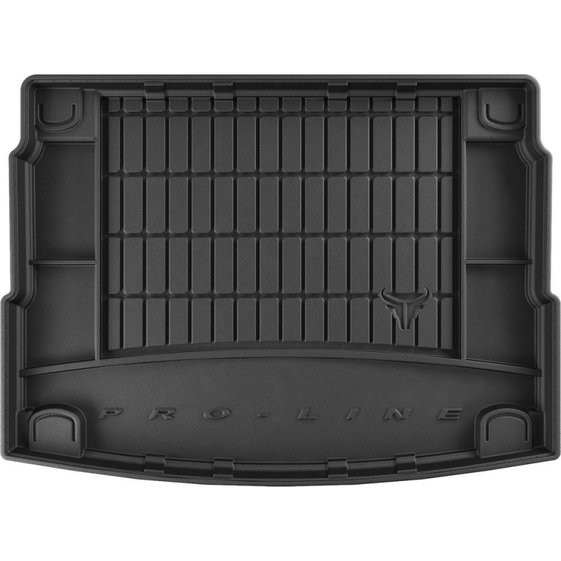Гумовий килимок в багажник для Kia Ceed (mkIII) 2018→ (хетчбек)(верхний уровень) (Frogum Proline Premium)