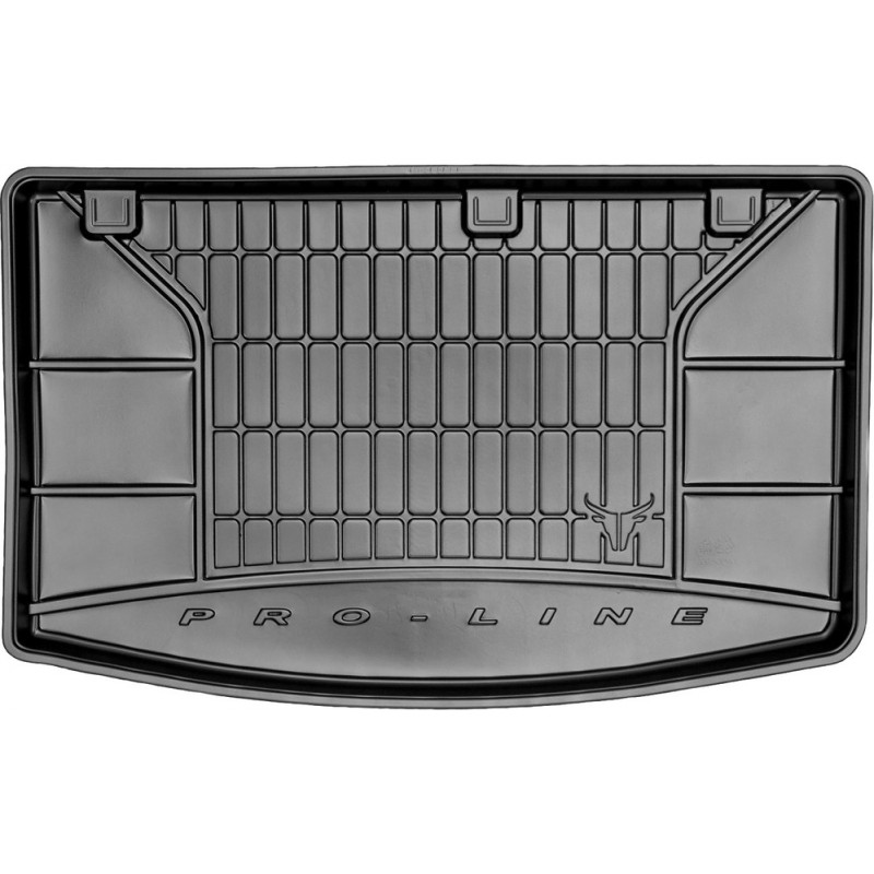 Гумовий килимок в багажник для Kia Rio (mkIII) 2011-2017 (5-дв. хетчбек)(без двухуровневого пола) (Frogum Proline Premium)