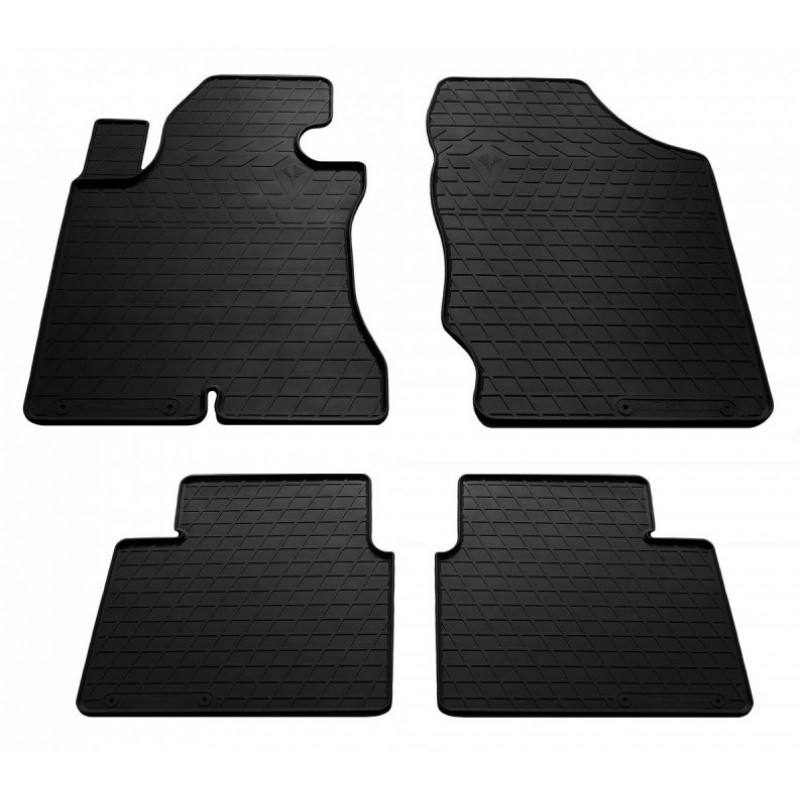 Гумові килимки в салон для Kia Magentis (2005-2011) комплект з 4 штук (Stingray)