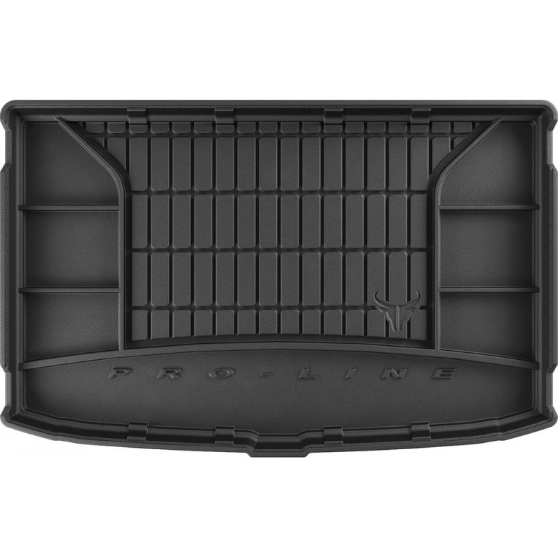Гумовий килимок в багажник для Kia Stonic (mkI) 2017→ (верхний уровень) (Frogum Proline Premium)