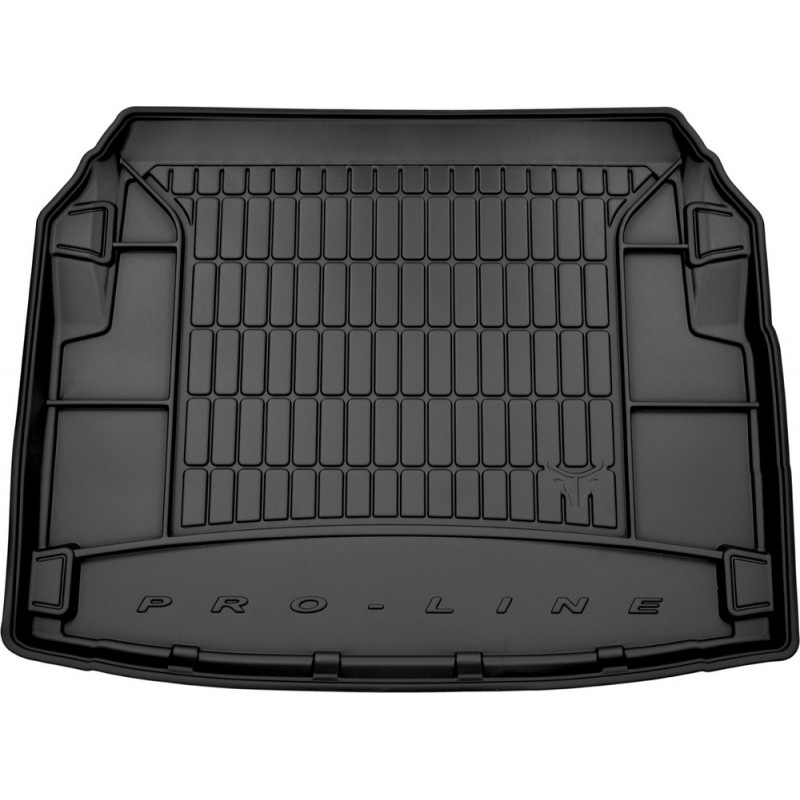 Гумовий килимок в багажник для Mercedes-Benz E-Class (W212) 2009-2016 (седан)(2 ряд складывается) (Frogum Proline Premium)