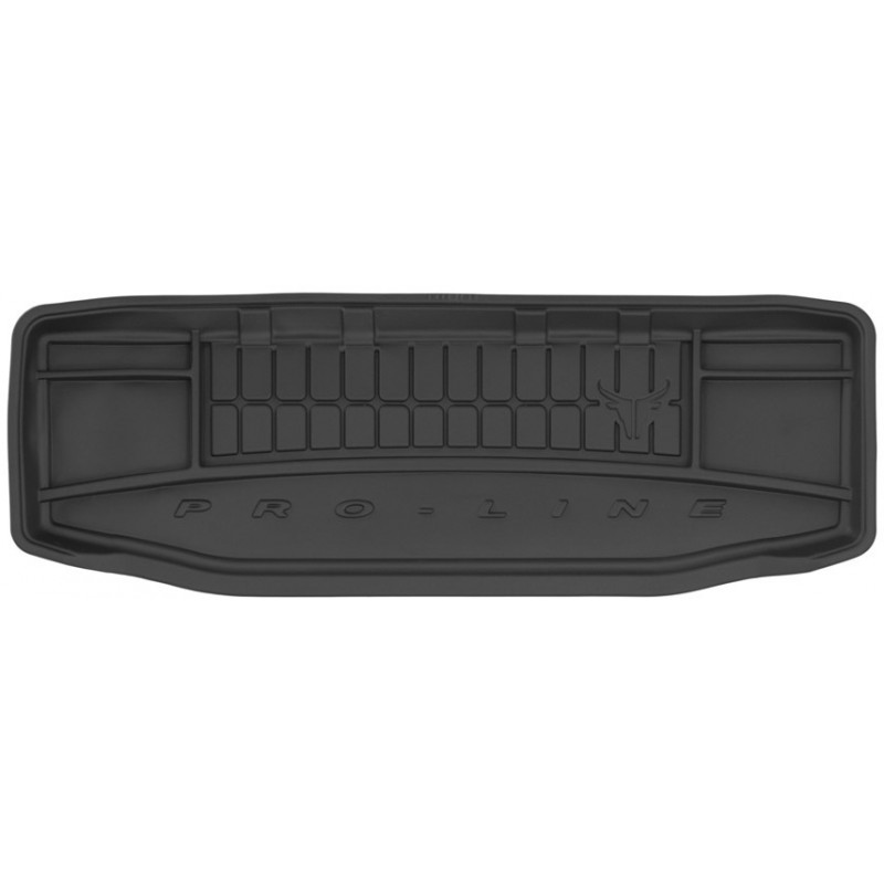 Гумовий килимок в багажник для Mitsubishi Outlander (mkIII) 2012-2021 (7 мест)(разложенный 3 ряд) (Frogum Proline Premium)