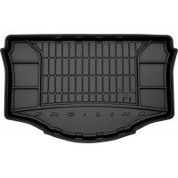 Гумовий килимок в багажник для Mitsubishi Mirage (mkVI) 2012-2024 (хетчбек)(нижний уровень) (Frogum Proline Premium)