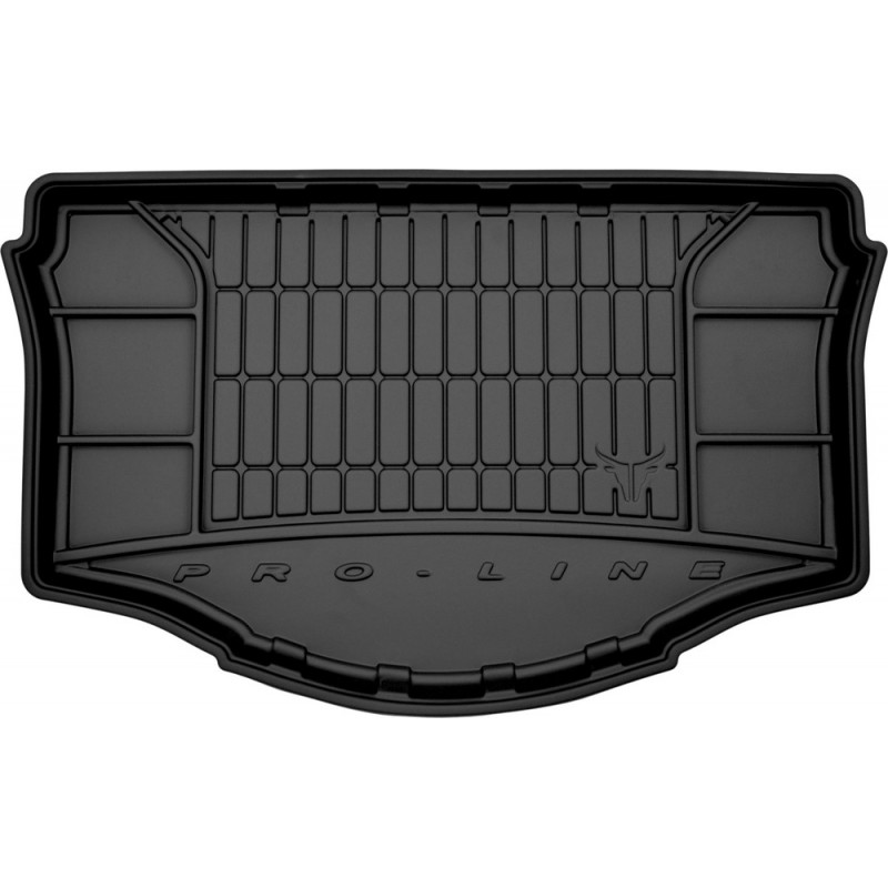 Гумовий килимок в багажник для Mitsubishi Mirage (mkVI) 2012-2024 (хетчбек)(нижний уровень) (Frogum Proline Premium)