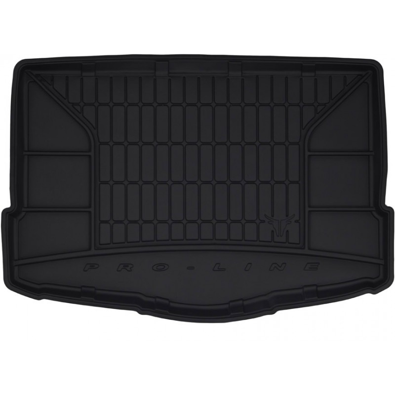 Гумовий килимок в багажник для Nissan Qashqai (mkII) 2013-2021 (с докаткой)(нижний уровень) (Frogum Proline Premium)