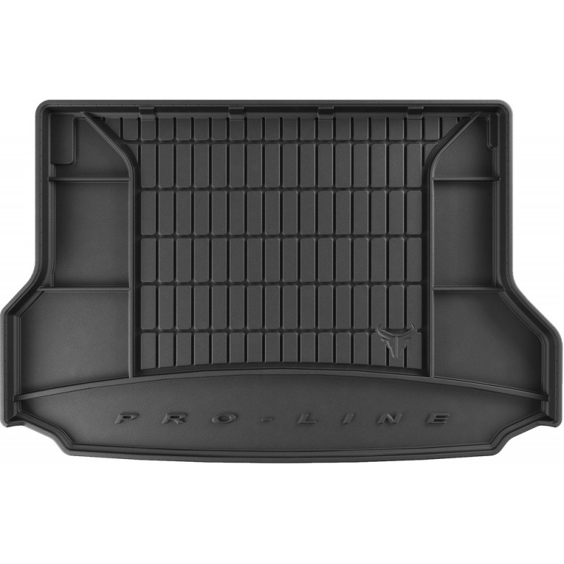 Гумовий килимок в багажник для Nissan X-Trail (mkIII)(T32) 2017-2021 (5 мест)(верхний уровень) (Frogum Proline Premium)