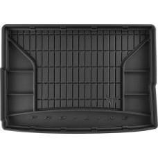Гумовий килимок в багажник для Opel Astra (mkV)(K) 2015-2022 (хетчбек)(без двухуровневого пола)(с запаской) (Frogum Proline Premium)