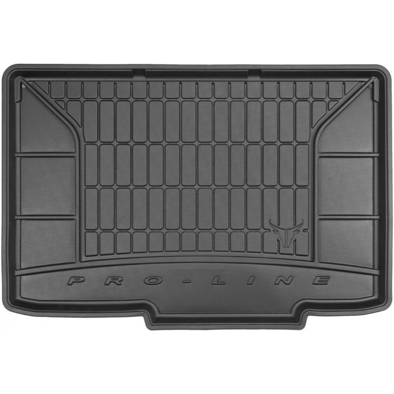 Гумовий килимок в багажник для Opel Corsa (mkV)(E) 2014-2019 (нижний уровень) (Frogum Proline Premium)