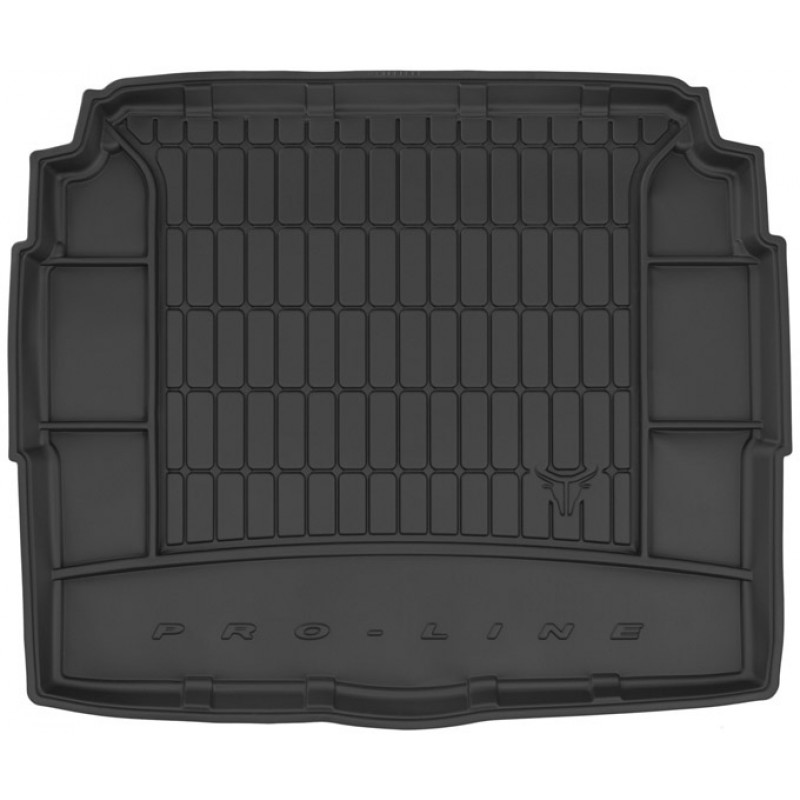 Гумовий килимок в багажник для Opel Grandland (mkI) 2017-2024 (нижний уровень) (Frogum Proline Premium)