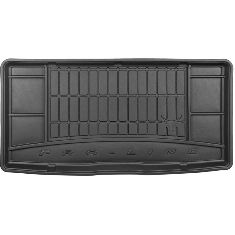 Гумовий килимок в багажник для Opel Karl (mkI) 2015-2019 (без двухуровневого пола) (Frogum Proline Premium)