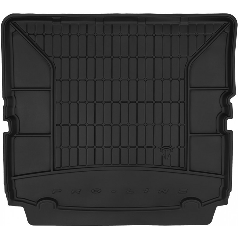 Гумовий килимок в багажник для Opel Zafira (mkII)(B) 2005-2014 (7 мест)(сложенный 3 ряд) (Frogum Proline Premium)