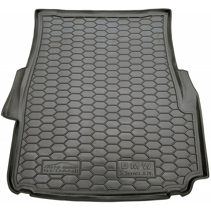 Килимок в багажник для BMW 5 (E39) 1995- Sedan з пісилювачем (Avto-Gumm)