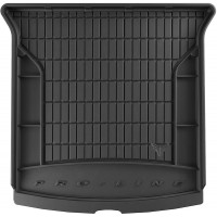 Гумовий килимок в багажник для Skoda Kodiaq (mkI) 2016-2023 (7 мест)(без боковых ниш)(сложенный 3 ряд) (Frogum Proline Premium)