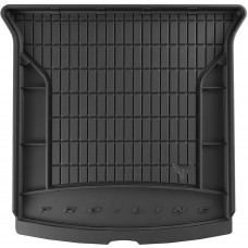 Гумовий килимок в багажник для Skoda Kodiaq (mkI) 2016-2023 (7 мест)(без боковых ниш)(сложенный 3 ряд) (Frogum Proline Premium)