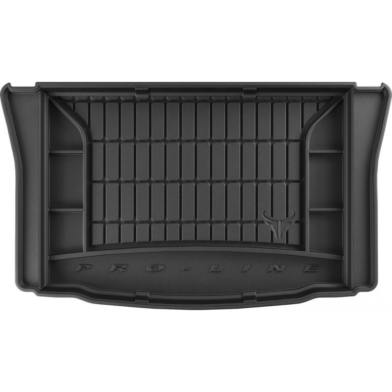 Гумовий килимок в багажник для Volkswagen Up! (mkI) 2011-2023; Seat Mii (mkI) 2011-2021; Skoda Citigo (mkI) 2011-2020 (нижний уровень) (Frogum Proline Premium)