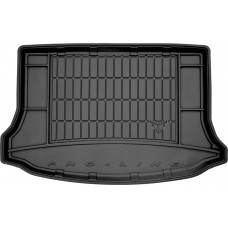 Гумовий килимок в багажник для Volvo V40 (mkII) 2012-2019 (с докаткой) (Frogum Proline Premium)