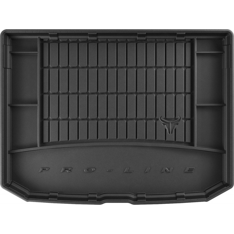 Гумовий килимок в багажник для Audi RS3 (mkIII) 2013-2020 (хетчбек)(без двухуровневого пола) (Frogum Proline Premium)