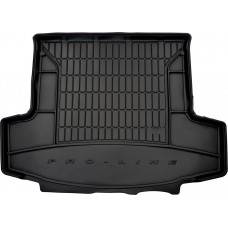 Гумовий килимок в багажник для Chevrolet Captiva (mkI) 2006-2018 (7 мест)(сложенный 3 ряд) (Frogum Proline Premium)