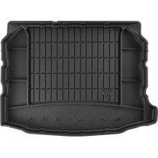 Гумовий килимок в багажник для Seat Leon (mkIII) 2012-2020 (5-дв. хетчбек)(Cupra)(без двухуровневого пола) (Frogum Proline Premium)