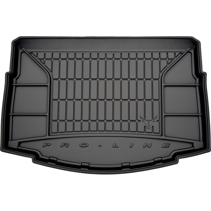 Гумовий килимок в багажник для Volkswagen Golf (mkVII) 2012-2021 (5-дв. хетчбек)(нижний уровень) (Frogum Proline Premium)