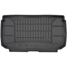 Гумовий килимок в багажник для Chevrolet Aveo (mkII) 2011-2020 (хетчбек)(верхний уровень) (Frogum Proline Premium)