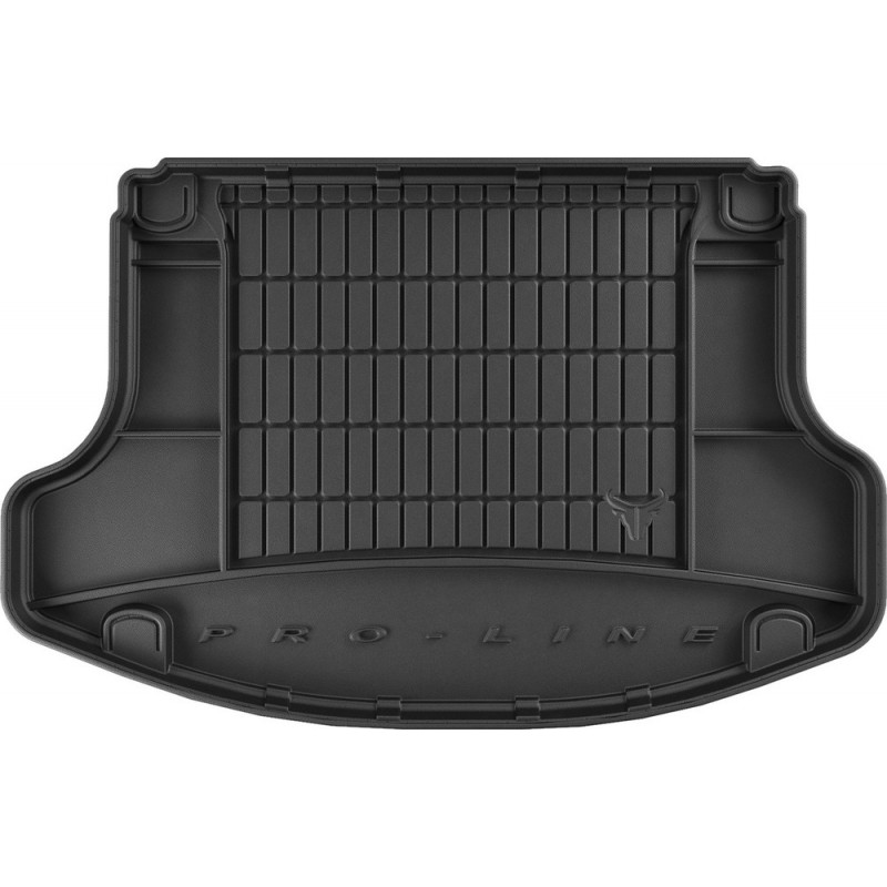 Гумовий килимок в багажник для Hyundai i30 (mkIII) 2016→ (EU)(лифтбек)(N performance)(без двухуровневого пола)(с органайзером) (Frogum Proline Premium)