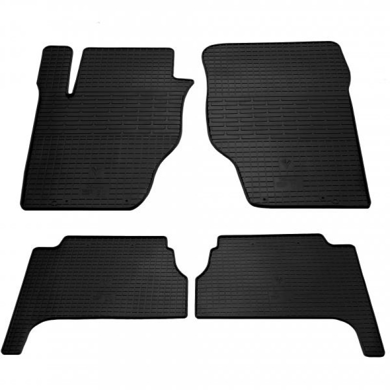 Гумові килимки в салон для Kia Sorento I (BL) (2002-2009) комплект з 4 штук (Stingray)
